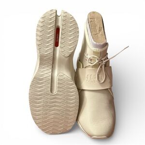 Fenty Puma by Rihanna High Top‎ Lace Up Sneaker Boots Beige Size 8